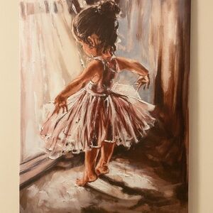 Charming Ballet Dancer Canvas Art